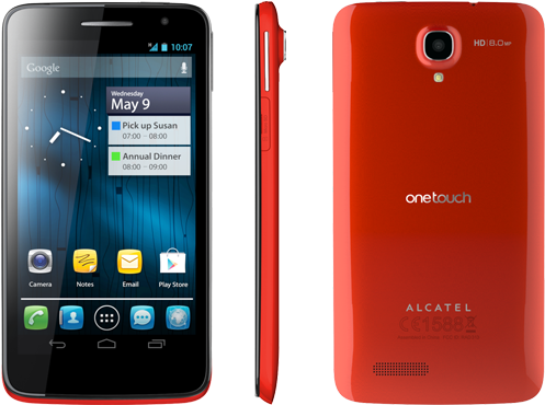Alcatel One Touch Scribe Hd-3 - Alcatel One Touch 8008d (520x399), Png Download