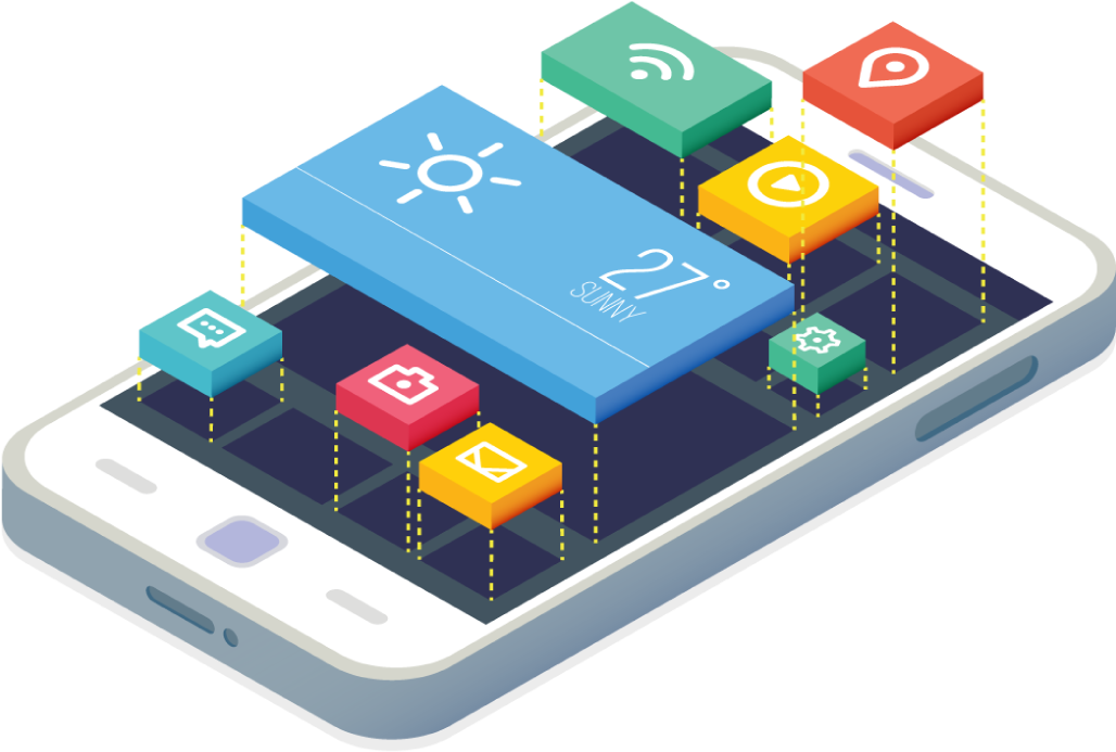 Mobile Application Design & Development - Mobile Applications (1040x710), Png Download