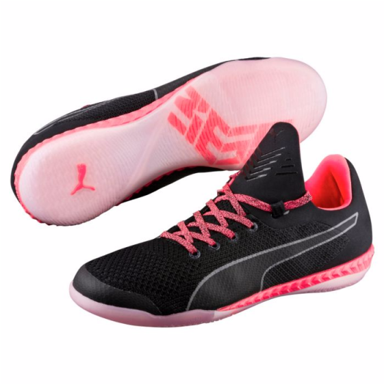 Puma - Puma 365 Evoknit Ignite Ct - Svart/vit/röd Inomhusskor (800x600), Png Download