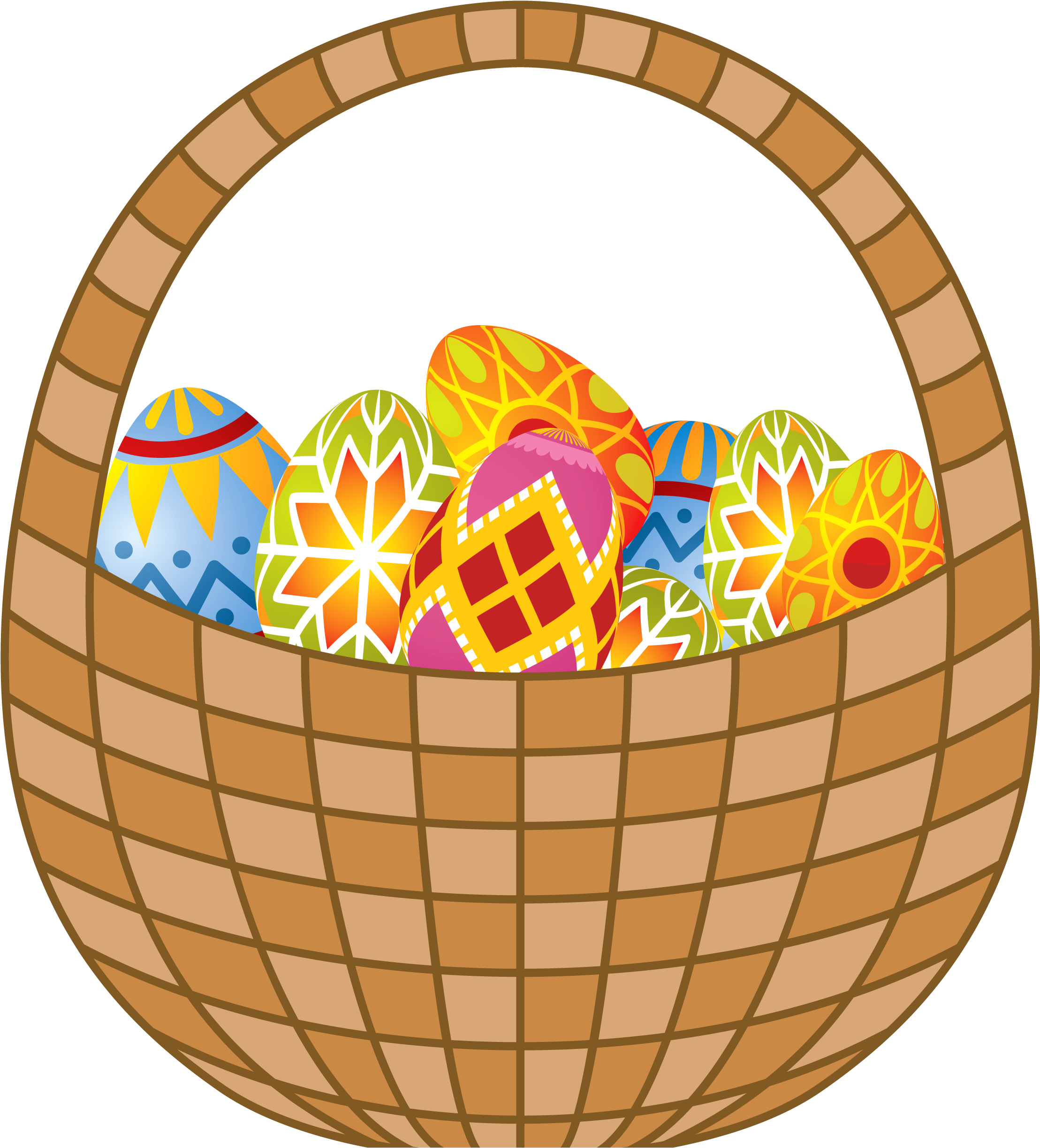 Basket Clipart Png (2480x2670), Png Download