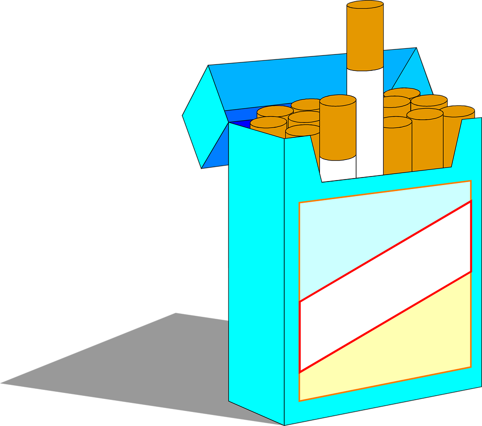 Cigarette Pack Clip Art Image Search Results Ux8yt9 - Pack Of Cigarettes Cartoon (958x847), Png Download