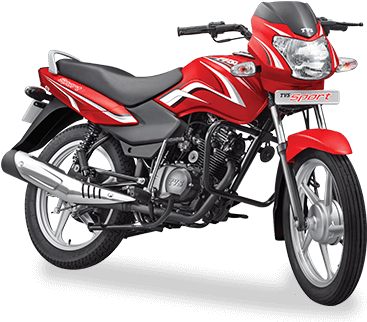 Tvs Sport Bike Png - Tvs Sport New Model 2018 (390x345), Png Download