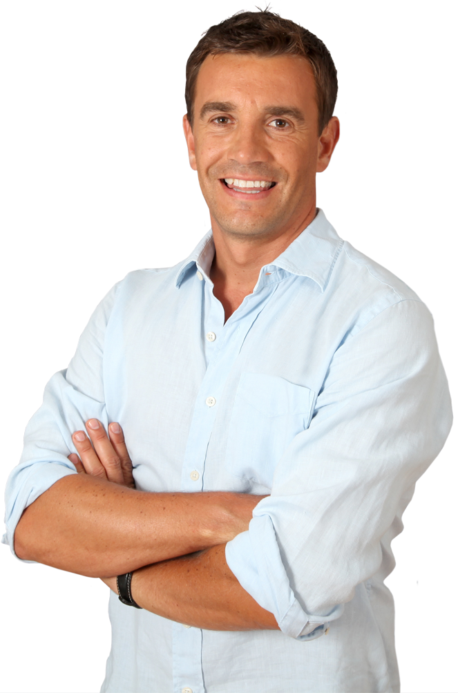 Get In Touch - Man Crossed Arms Png (663x1003), Png Download