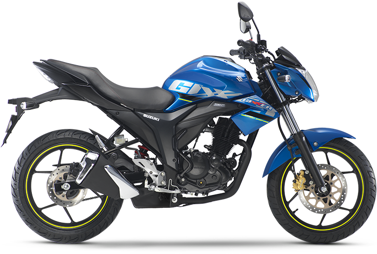 Tvs Apache Rtr - Suzuki Gixxer 2017 Blue (790x520), Png Download
