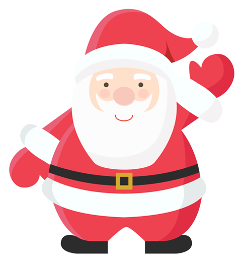 Santa Claus Sticker - Santa Claus Vector Png (528x528), Png Download