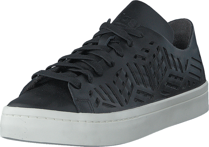 Adidas Originals Courtvantage Cutout W Core Black/core - Adidas Courtvantage Cutout W Core Black/ Core Black/ (705x495), Png Download