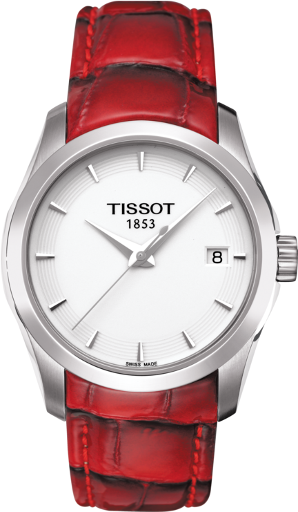Tissot Couturier Lady - Tissot Couturier Lady T035.210.16.011.01 (555x840), Png Download