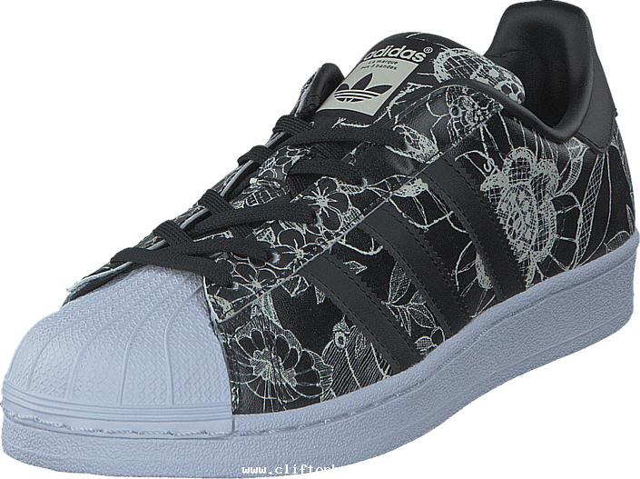 Adidas Originals Superstar W Core Black/core Black/spray - Superstars Women Core Black Core Black Spray (705x527), Png Download