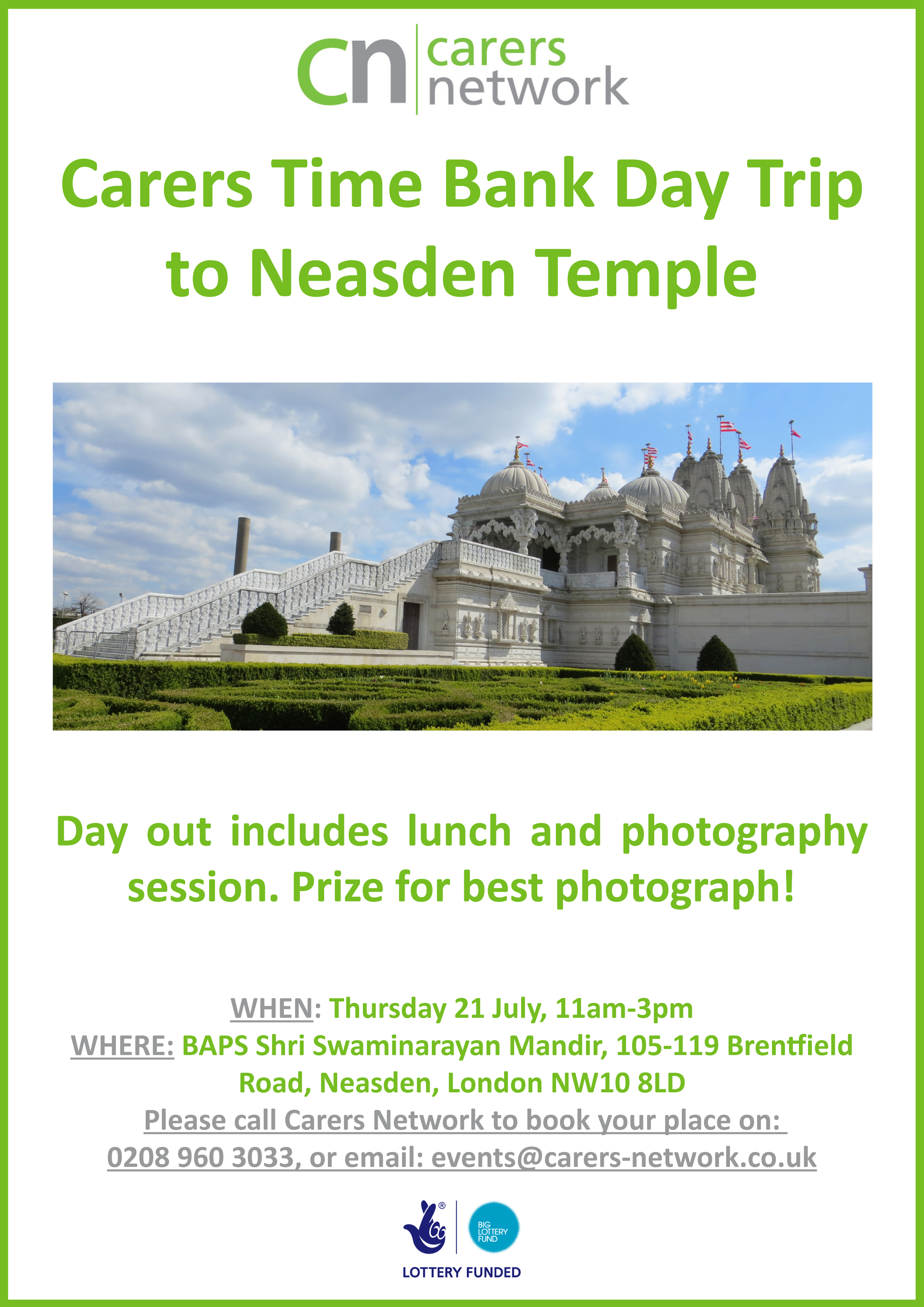 Neasden Temple Day Trip - Baps Shri Swaminarayan Mandir London (2480x3507), Png Download
