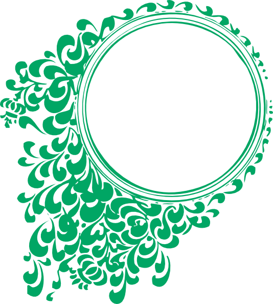 Green Clip Art At Clker Com Vector Online Royalty Free - Circle Design Clipart Png (534x594), Png Download