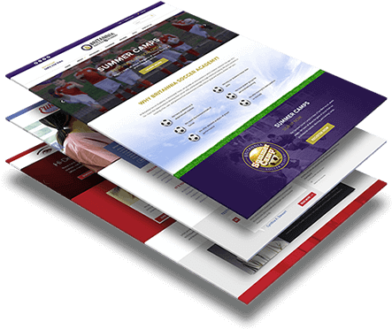 Template Design Web Designer - Web Design Website Mockup (450x374), Png Download
