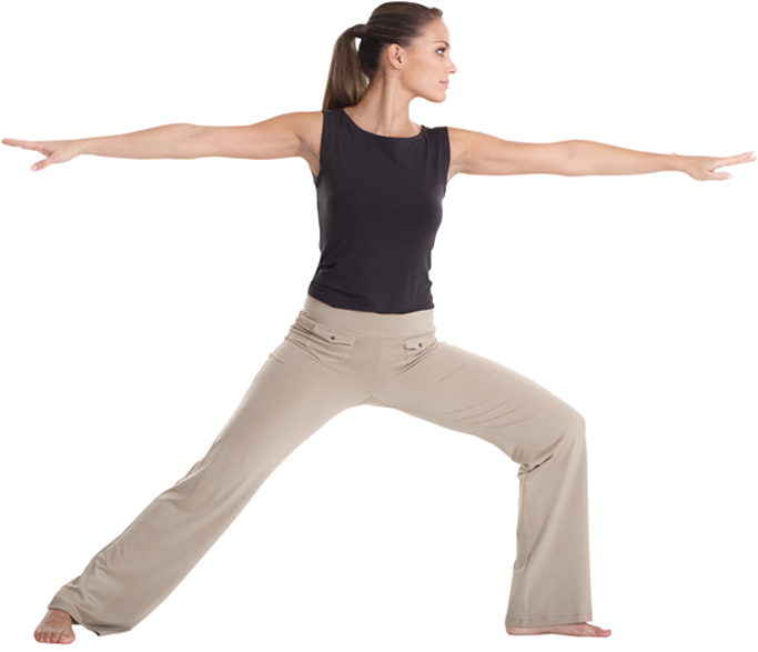 Home - Homepage - Girl-2 - Person Doing Yoga Png (683x587), Png Download
