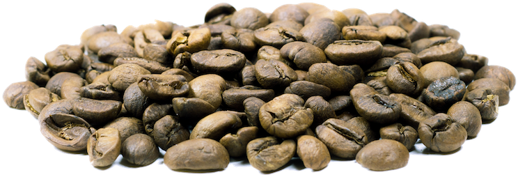 Coffee Beans - - Pebble (747x261), Png Download