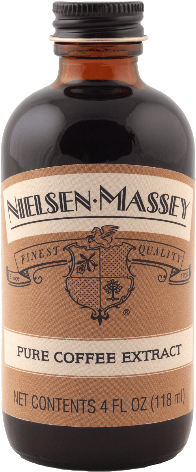 Pure Coffee Extract - Nielsen Massey 4-ounce Pure Coffee Extract (1536x1660), Png Download