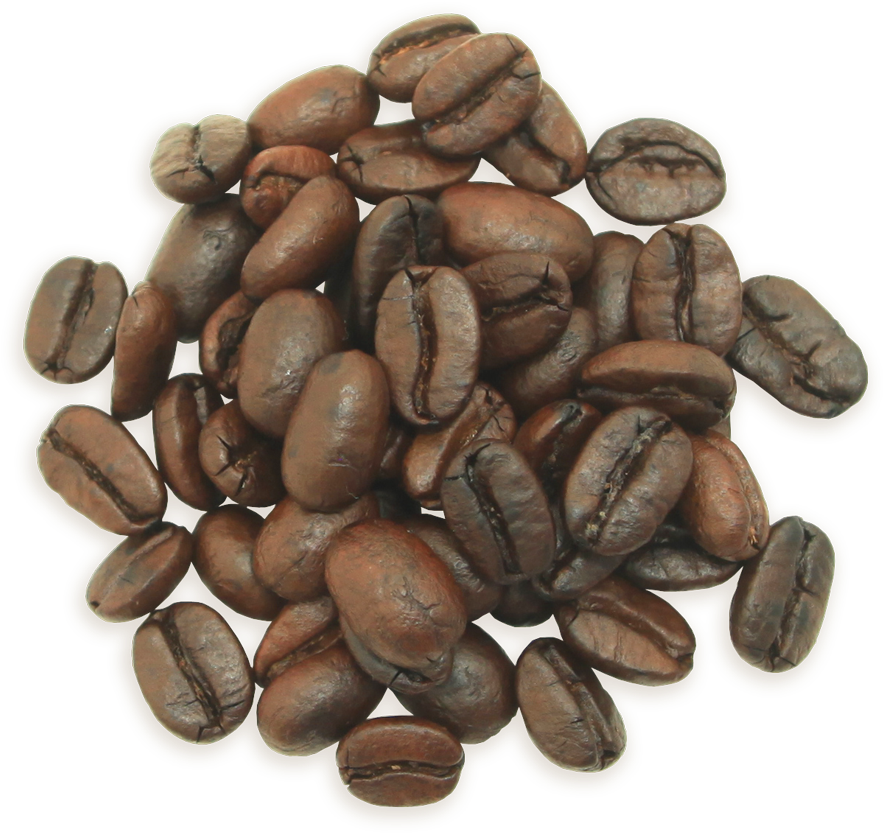 A Cluster Of Decaf Ethiopian Coffee Beans, A Lighter - Java Coffee (1056x1056), Png Download