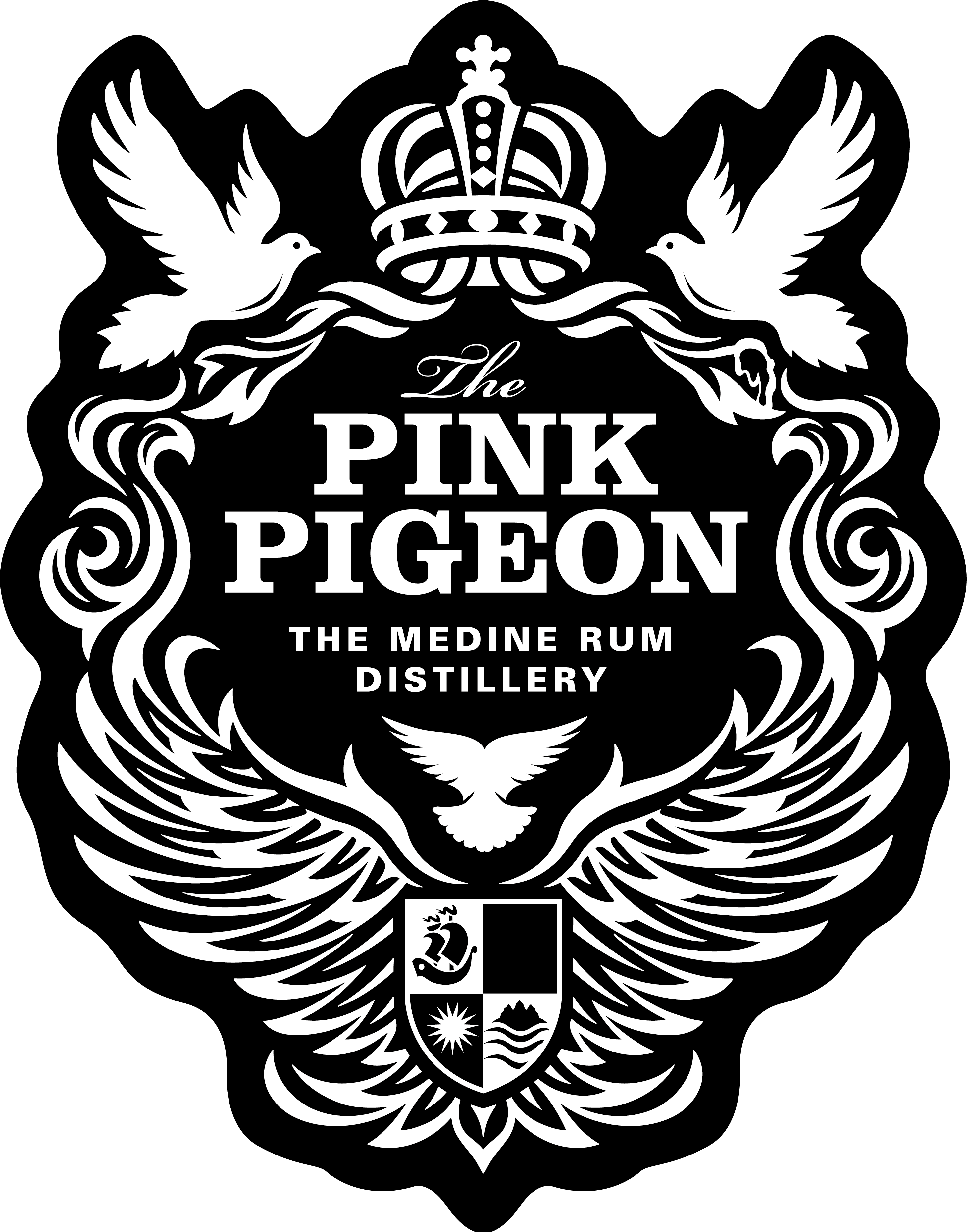 Logos - Pink Pigeon Vanilla Rum (2920x3720), Png Download