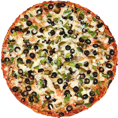 Veg Out Pizza - Pizza (401x382), Png Download