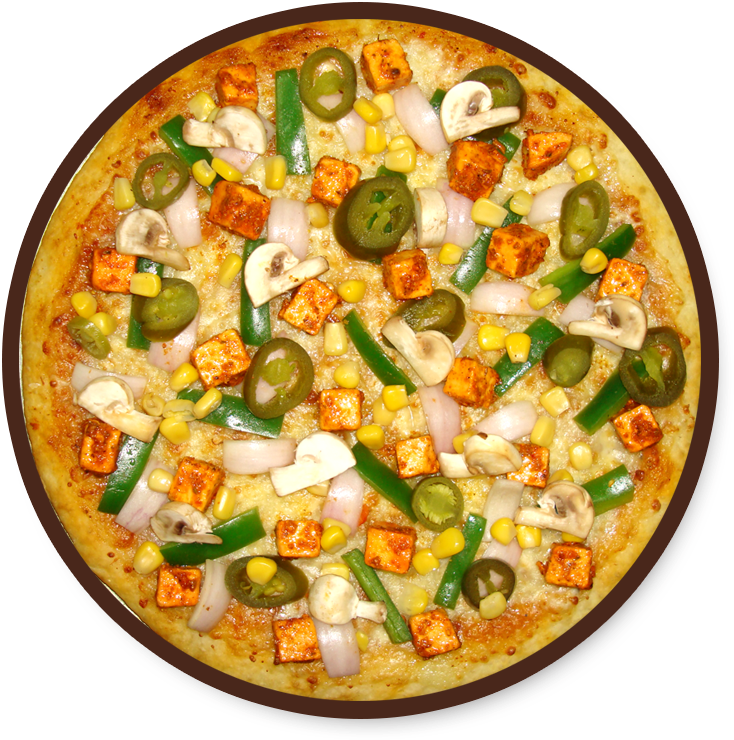 Studio Veggie Feast Tandoori Paneer Tikka,capsicum, - Alpino Café Pizzeria (800x800), Png Download