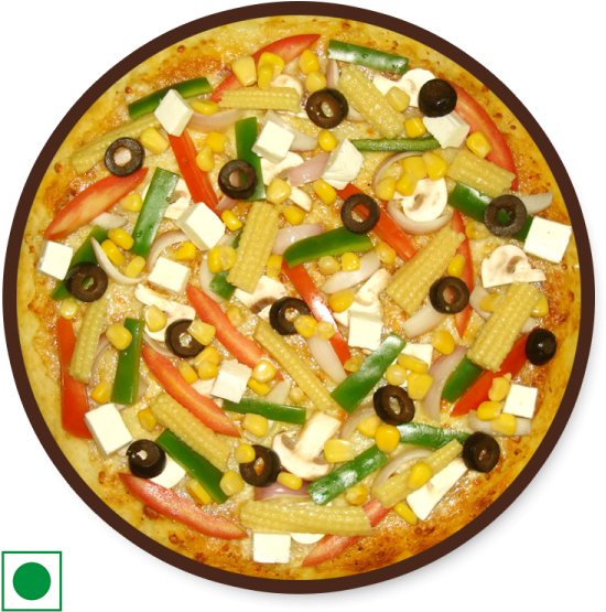 Hc Mexican Medium - Onion & Baby Corn Pizza (600x600), Png Download