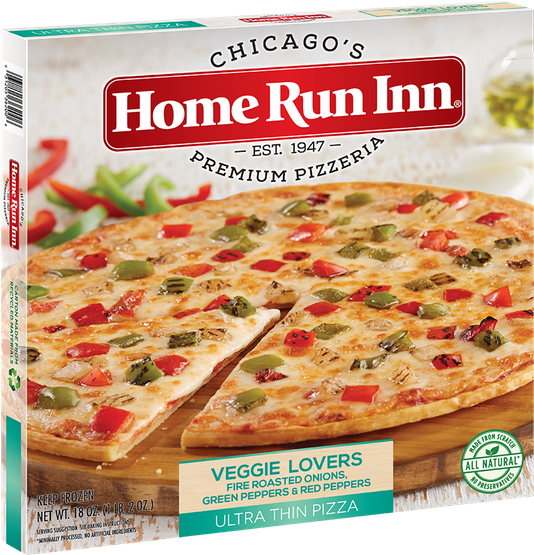 Description - Home Run Inn Frozen Pizza Veggie (600x600), Png Download