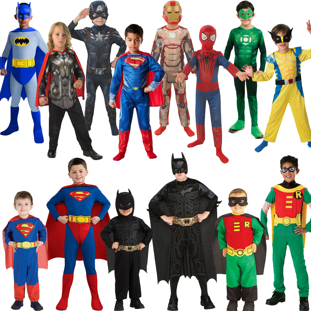 Free Icons Png - Superhero Costume Kids (1000x1000), Png Download