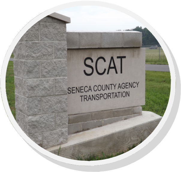 The Seneca County Agency Transportation Moved Into - Sign (620x592), Png Download