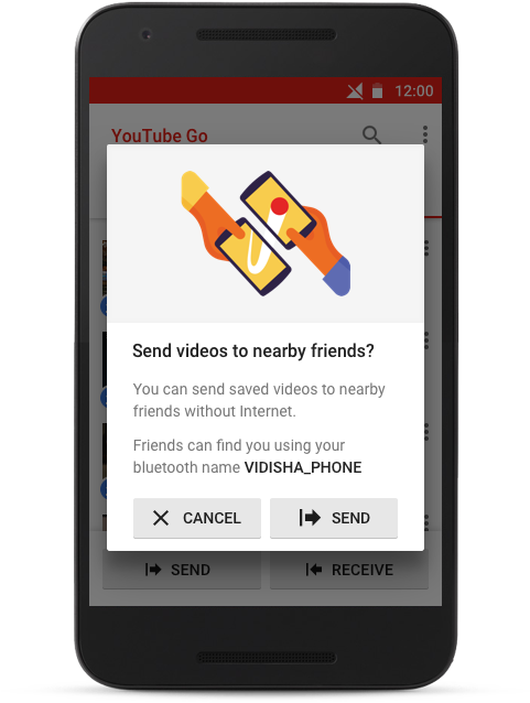 Youtube Go Share - Youtube Go Data Saving (488x677), Png Download