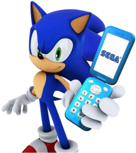 1 Sega Mobile - Sonic The Hedgehog Phone (1200x675), Png Download
