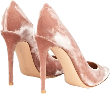 Overlay, Png, And Shoes Image - Gianvito Rossi Velvet Rose (500x393), Png Download