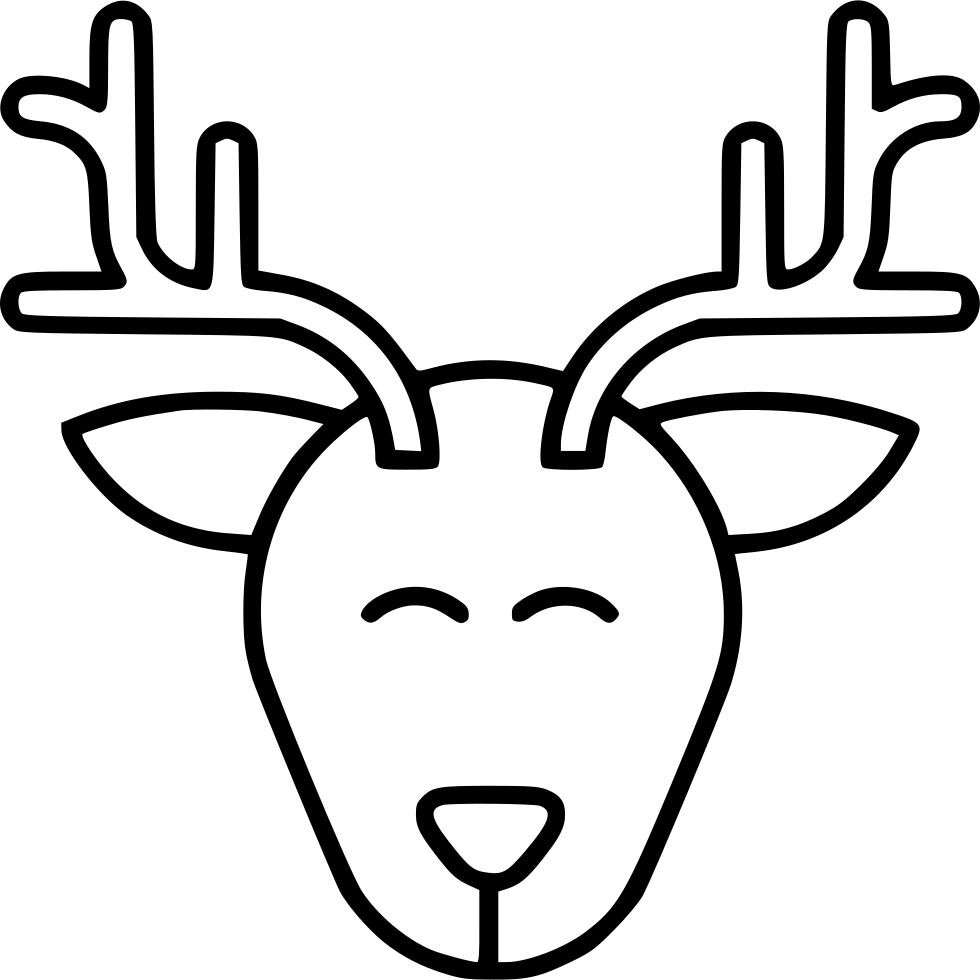 Deer Comments - Drawing (980x980), Png Download