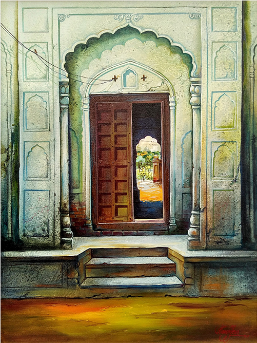 Untitled - Painting (1001x667), Png Download