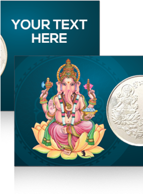 Ganesh Ji Silver Coin Ganesh Ji Silver Coin - Ganesagita A Brief Summary (by Swami Harshananda) (284x426), Png Download
