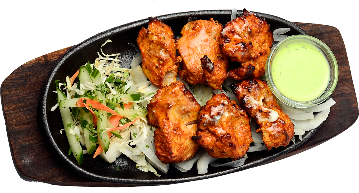 Tikka Thali Special - Tandoori Chicken Tikka Png (1200x647), Png Download