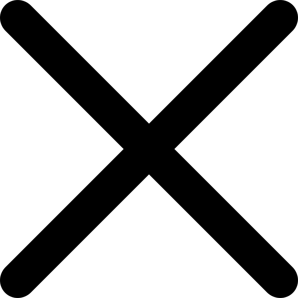 Delete Button Nor - White Cross Icon Png (980x980), Png Download