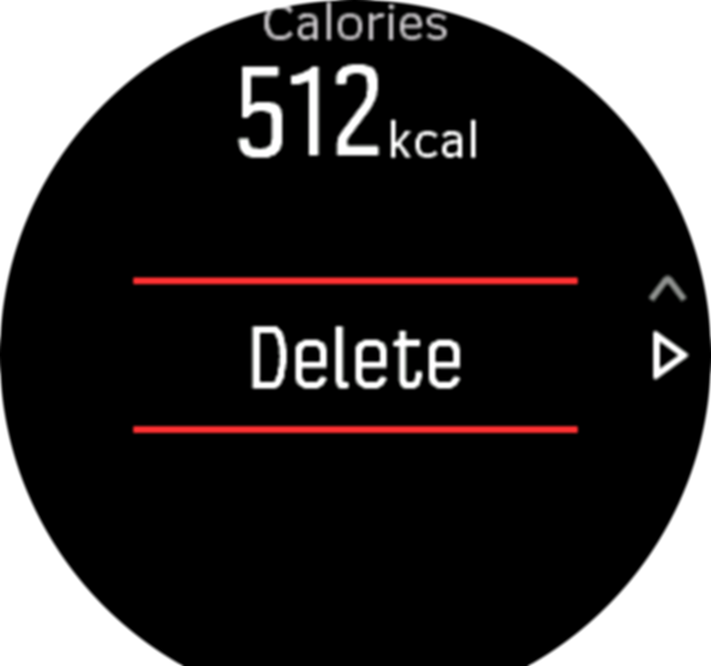 Delete The Log Entry By Scrolling To The Bottom Of - Suunto Oy (640x600), Png Download