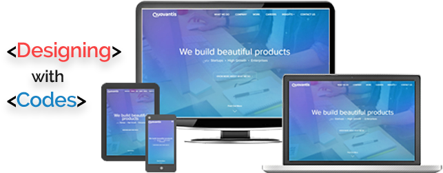 Responsive Website Designing Banner - Design (656x280), Png Download