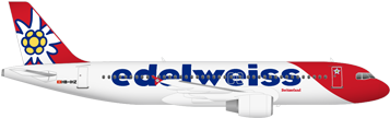 Edelweiss Air (640x240), Png Download