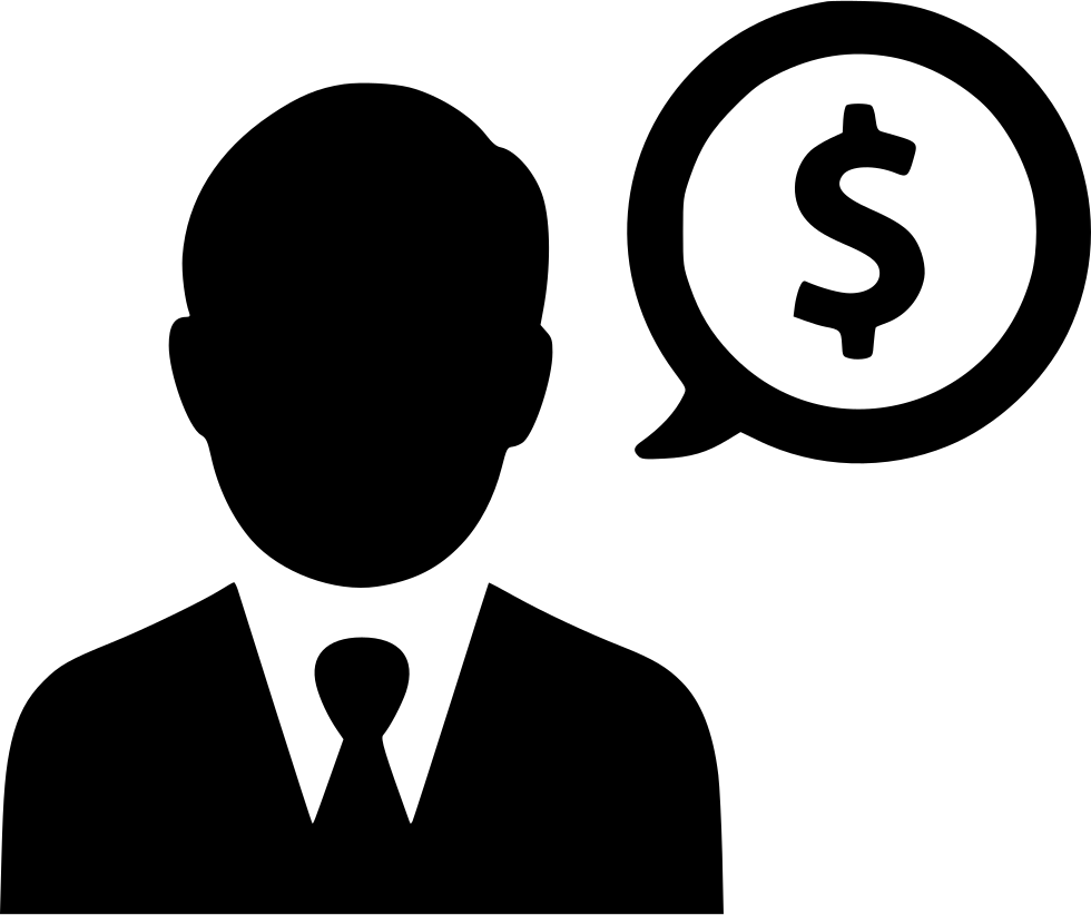 Businessman Earnings Sales Dollar Business Comments Business Man Png Icon Full Size Png Download Seekpng