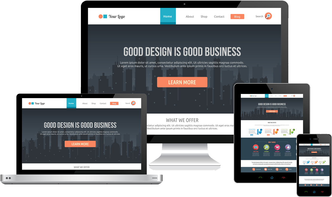 Web Site Structure Is An Important Element In Web Design - Designing Responsive Websites (1600x960), Png Download