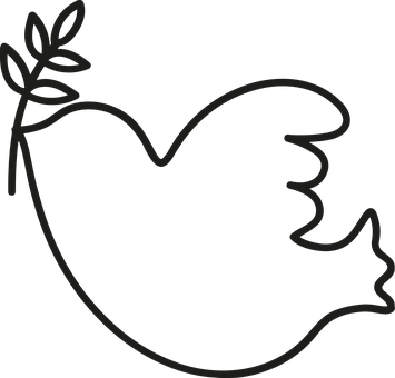 Peace, Paloma, Olive, Day, Symbol, Ave - Symbol (355x340), Png Download