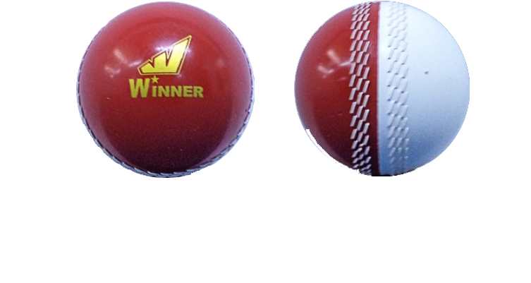 Winner Cricket Ball Pvc Red & White - College Baseball (755x709), Png Download