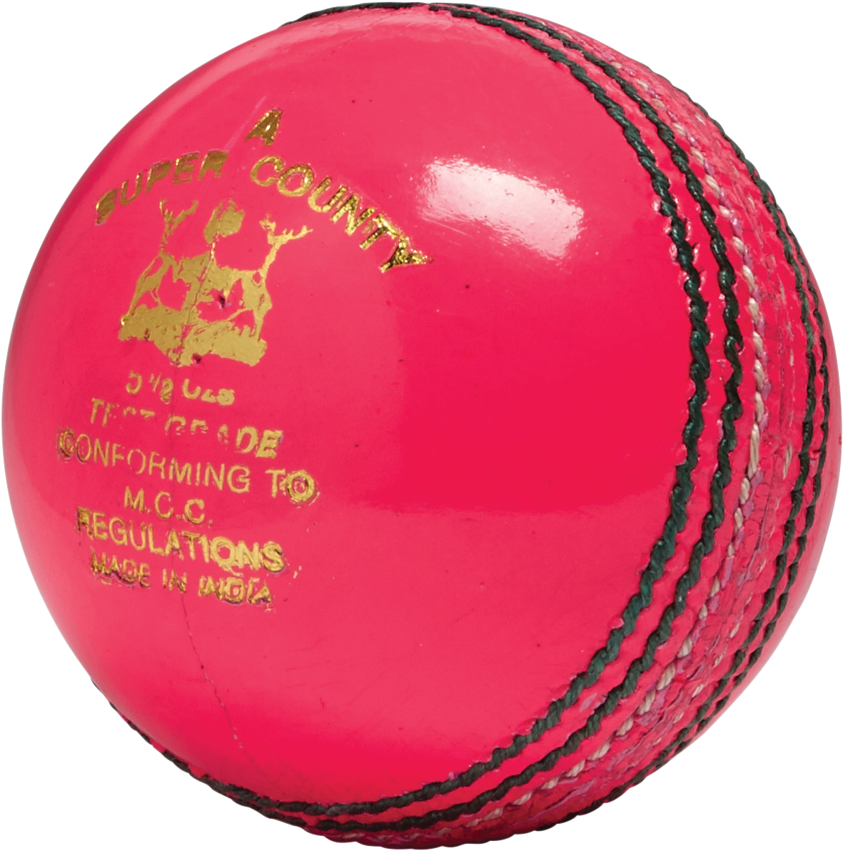 Super County Grade A Cricket Ball - Cricket Ball (500x500), Png Download