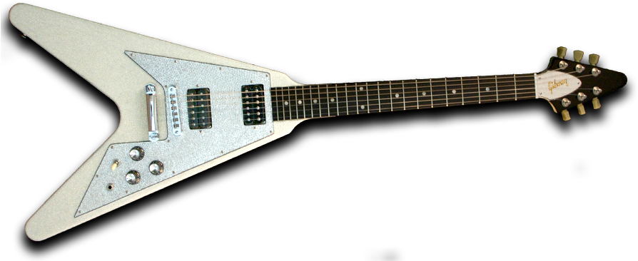Png Transparent Library Ivory Crystal Gibson Robert - Gibson Flying V 2011 (900x370), Png Download