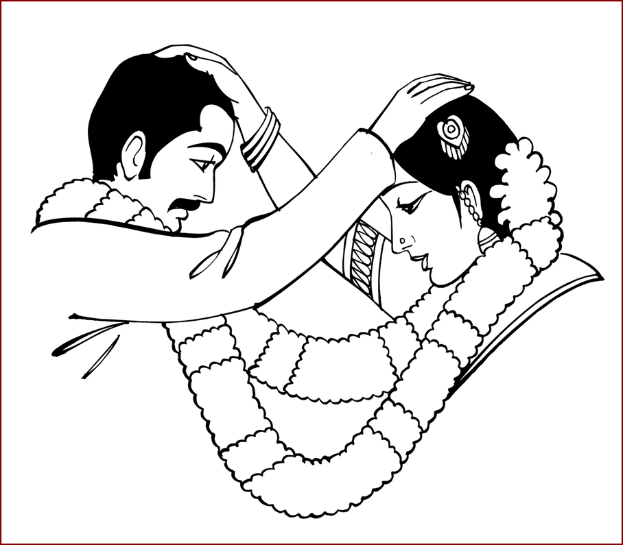 Fascinating Background Highres Png Image For Sport - Indian Wedding Ceremony Drawing (908x795), Png Download