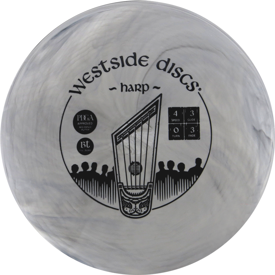 Westside Discs Bt Medium Harp 170-172g Putter Golf - Westside Discs Tournament Bard Decodye (1000x1000), Png Download
