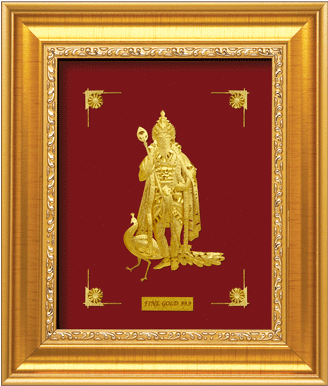 This Is The Image Of Murugan The Hindu God Of Victory - Swaminarayan Photo Frame (400x400), Png Download
