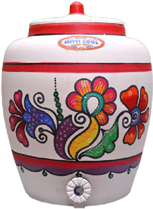 Clay Water Pot - Mitticool Water Filter (350x350), Png Download