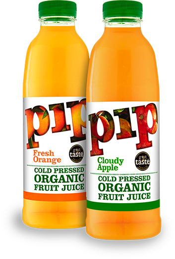 Fresh - Pip Organic Fresh Orange Juice (750ml) (353x520), Png Download