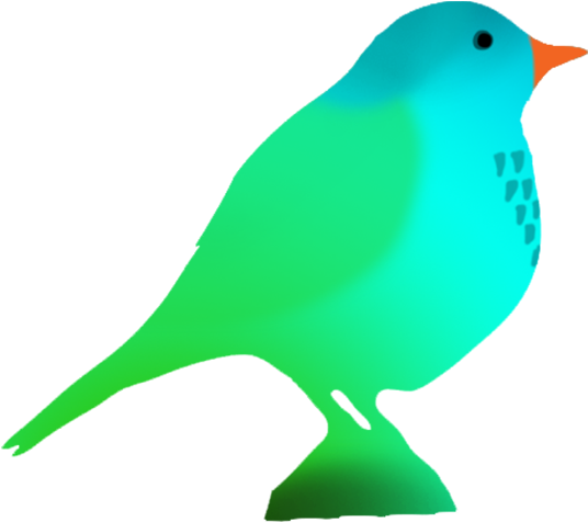 Colorful Drawings Of Birds Banner Royalty Free - Colored Animals Silhouettes Png (586x531), Png Download