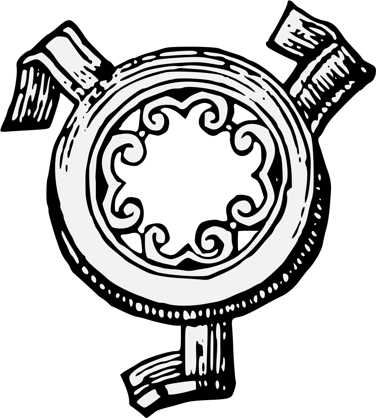 Pot Clipart Traceable - Clip Art (1237x1371), Png Download